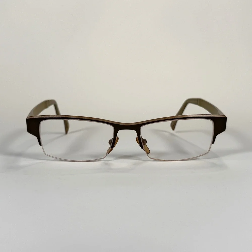 Jean LaFont Harmonie‎ 436 Eyeglasses Frame Only 51-17-135 Womens France Half Rim